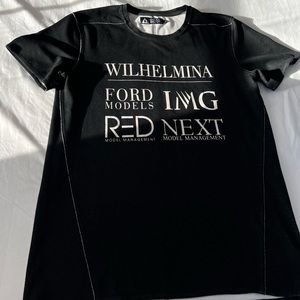 Models.com black custom shirt